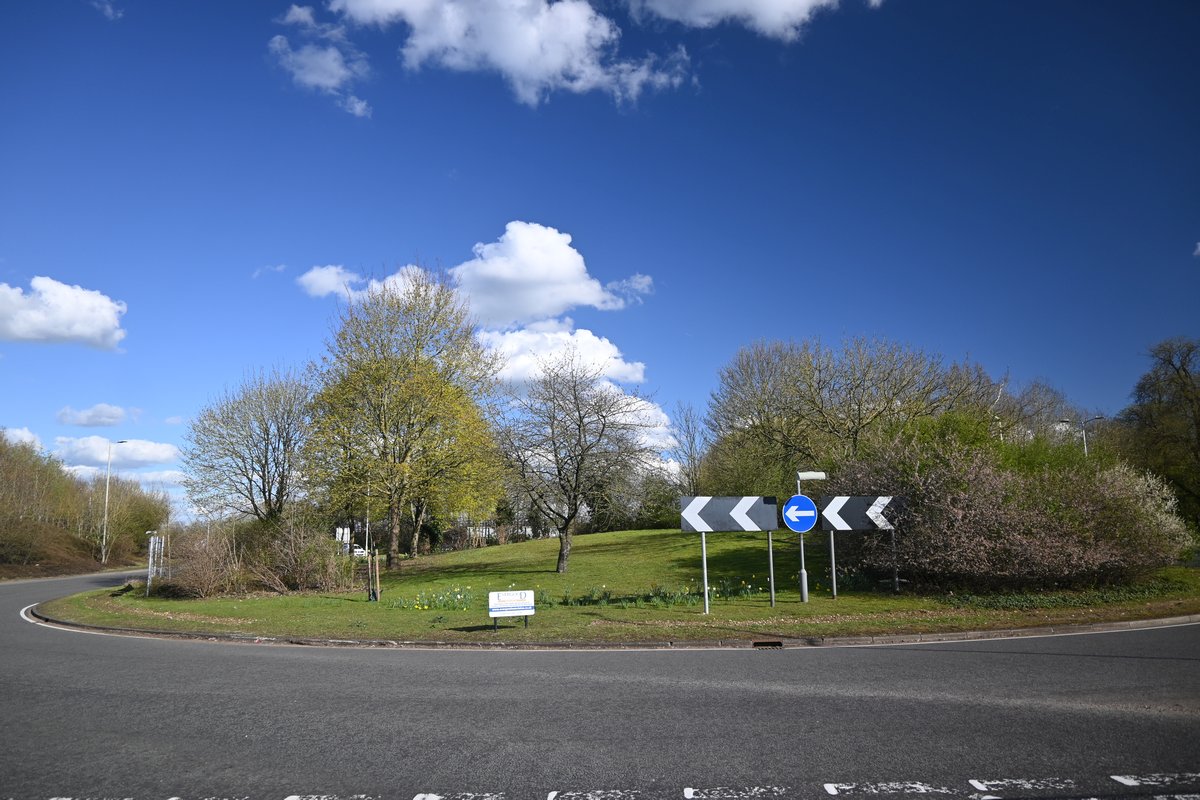 Map of Foxholes Roundabout, Hertford