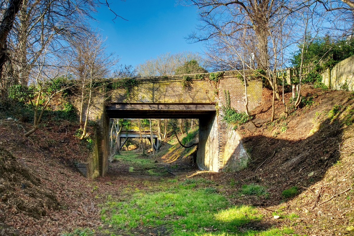 Photo of the track bed in Lower Bengeo